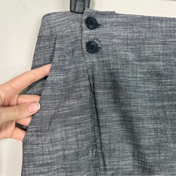 SANDRO STUDIO Gray Lightweight Cotton Skirt with Pockets size 10 - Picture 5 of 11